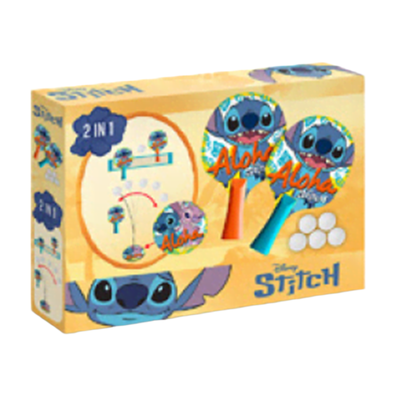 Marvel Set d'apprentissage de ping-pong avec filet, balles et support d'entraînement flexible STITCH