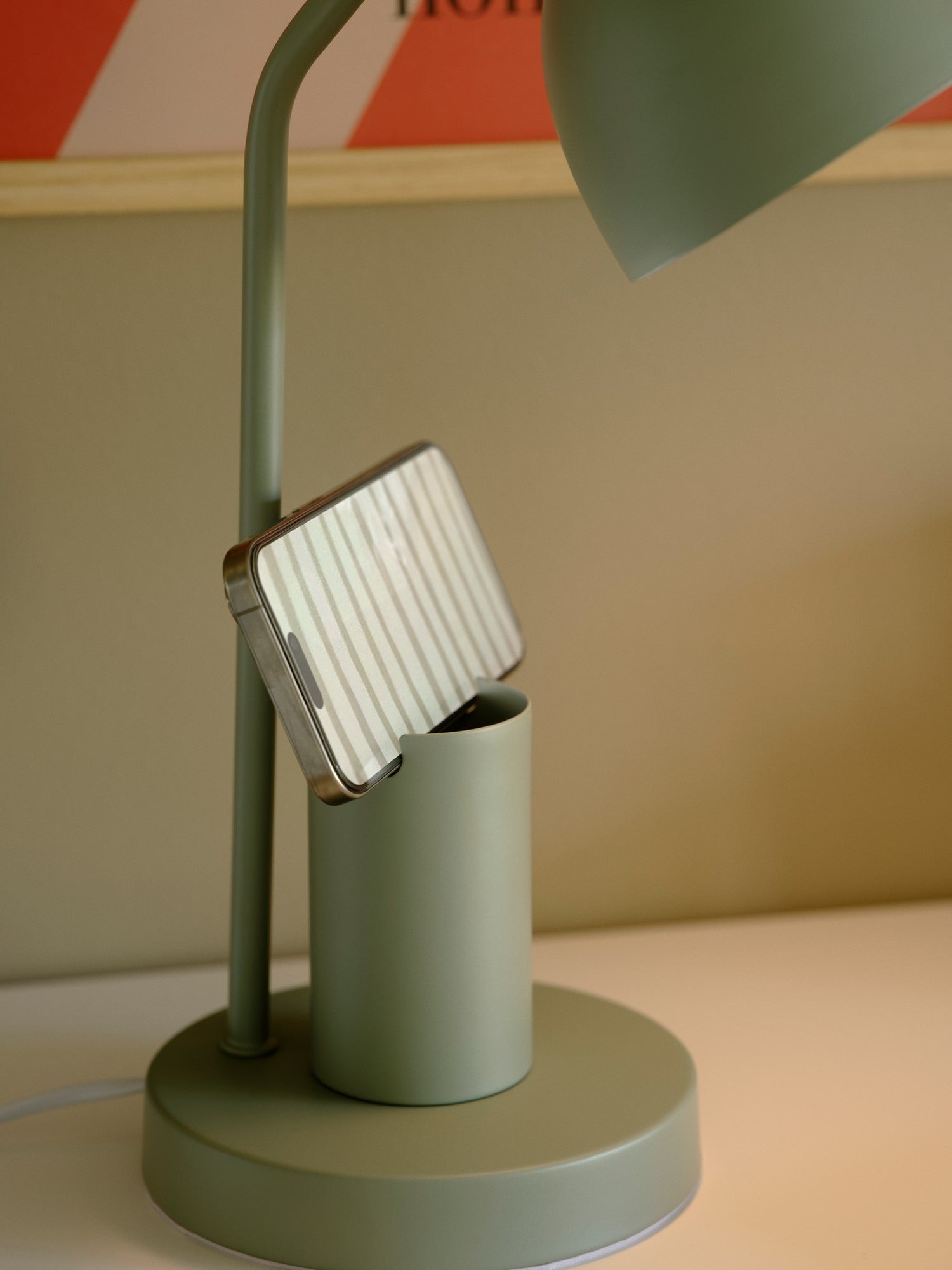 Lampe à poser DEVONE chambre des enfants métal vert poudré IP20 E27 - Nordlux, Intérieur
