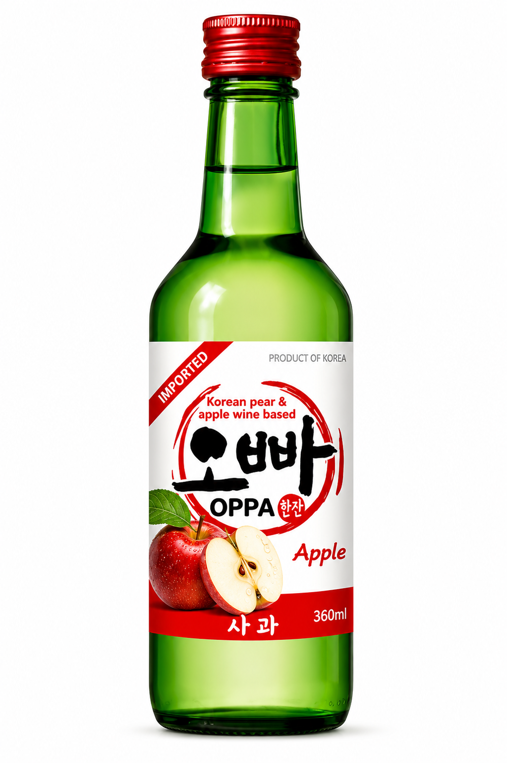 OPPA Soju pomme 12 % - 360 ml