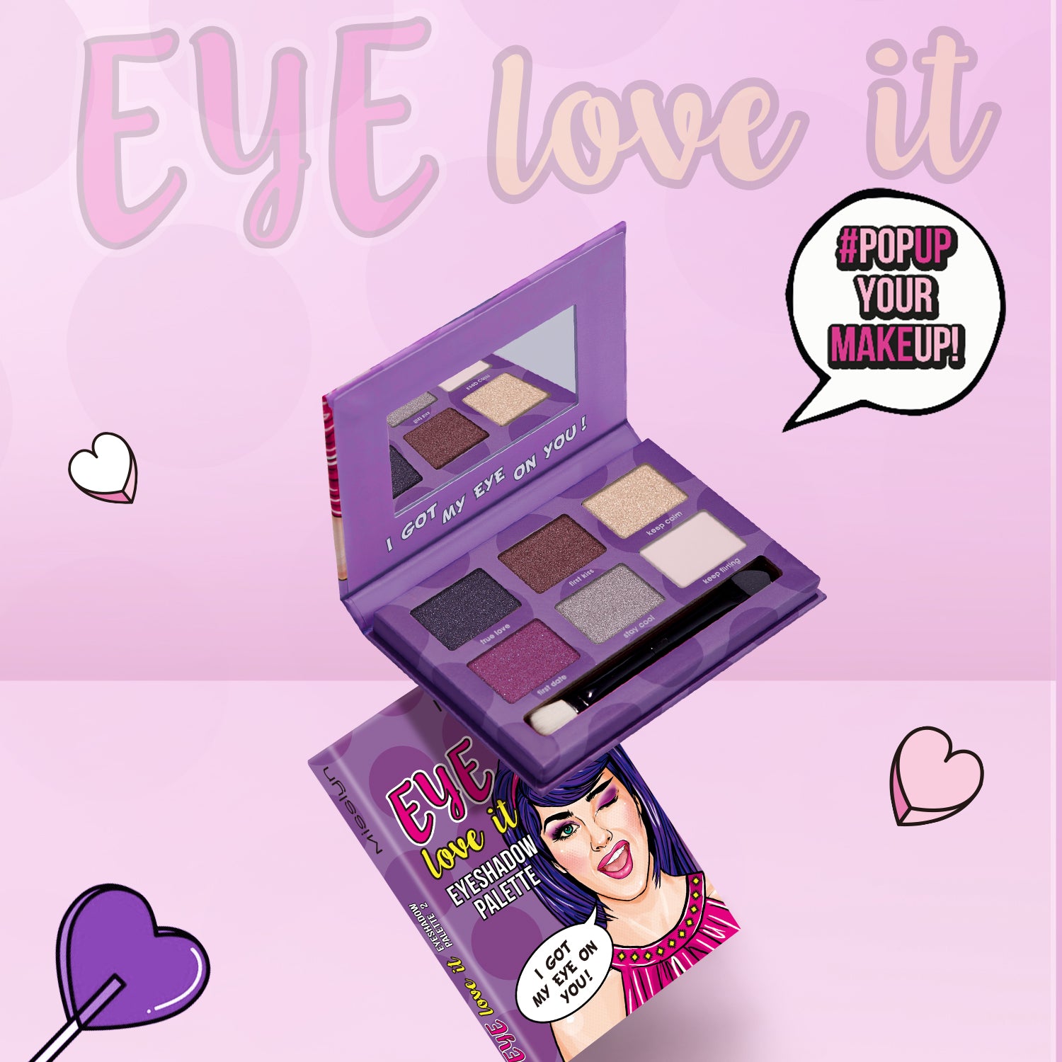 Misslyn Palette de fards à paupières J’adore ça 2 Je t’ai à l’œil !