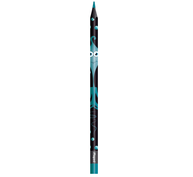 Maped Color'Peps Monster Crayons de Couleur Résine Triangulaires 24 Couleurs
