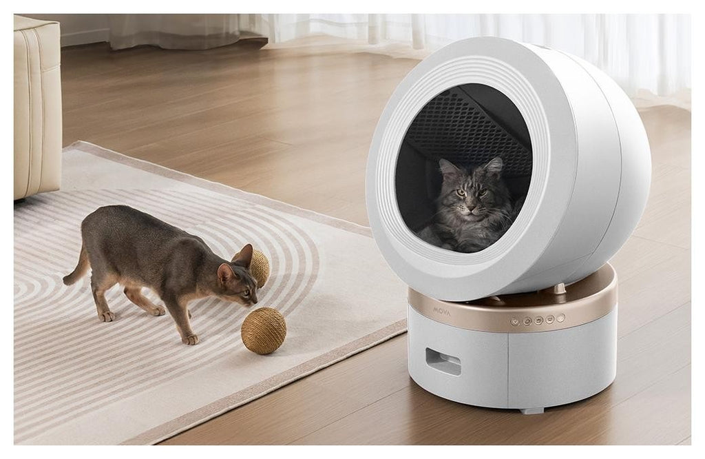 MOVA LR10 Prime White Bac à litière intelligent pour chat