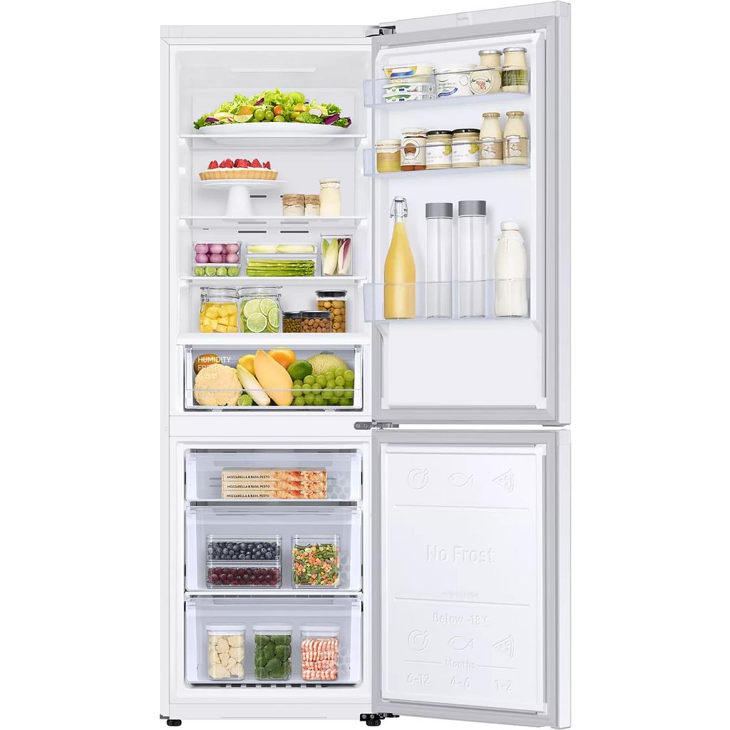 Samsung Réfrigérateur Combiné RB38C600EWW Blanc 390L Classe E