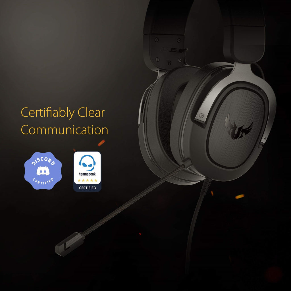 ASUS TUF H3 Casque Gaming Filaire - Gun Metal