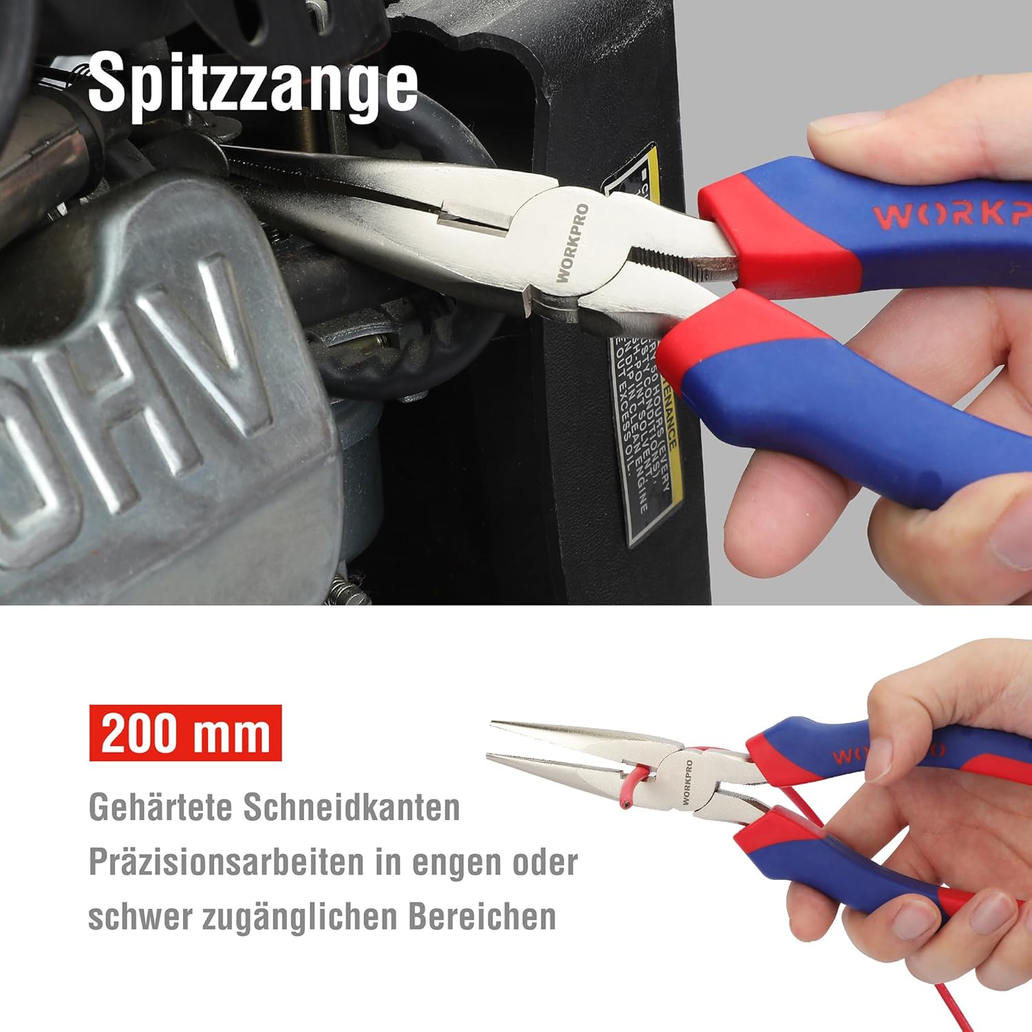 WORKPRO Jeu de pinces, W001321AU