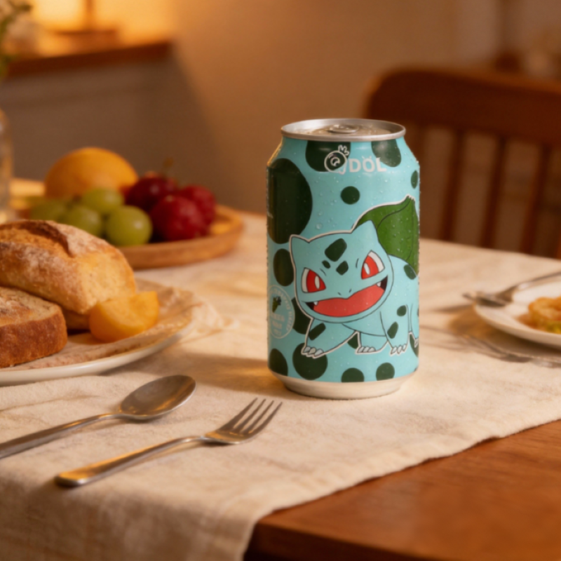 QDOL Pokémon Eau pétillante (raisin) 330 ml