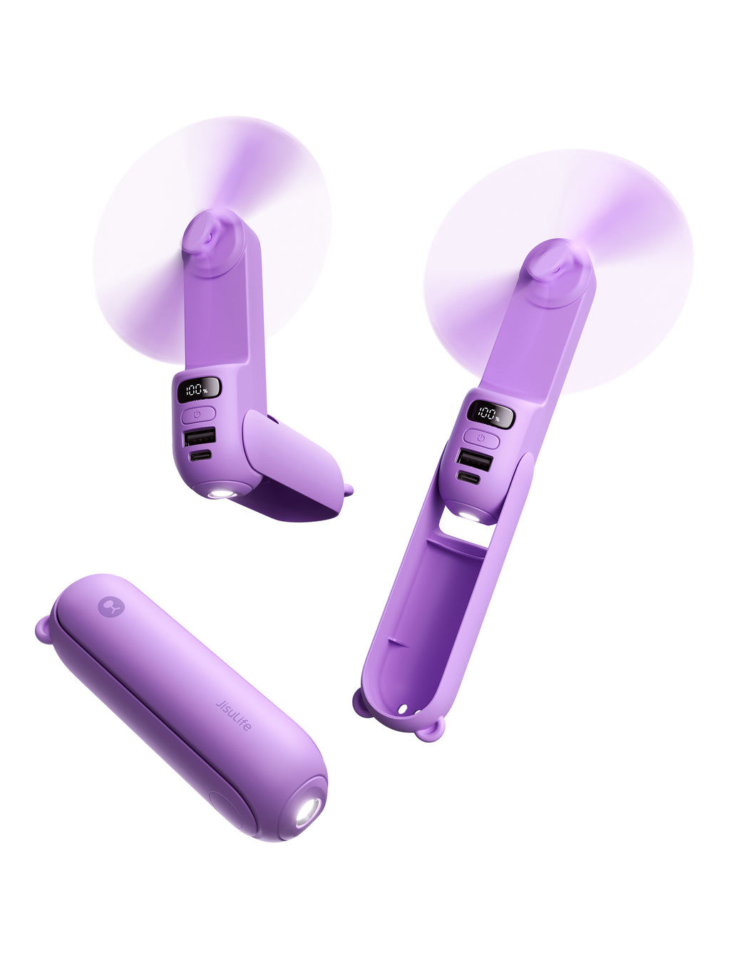 JISULIFE ventilateur à main F8S-Violet