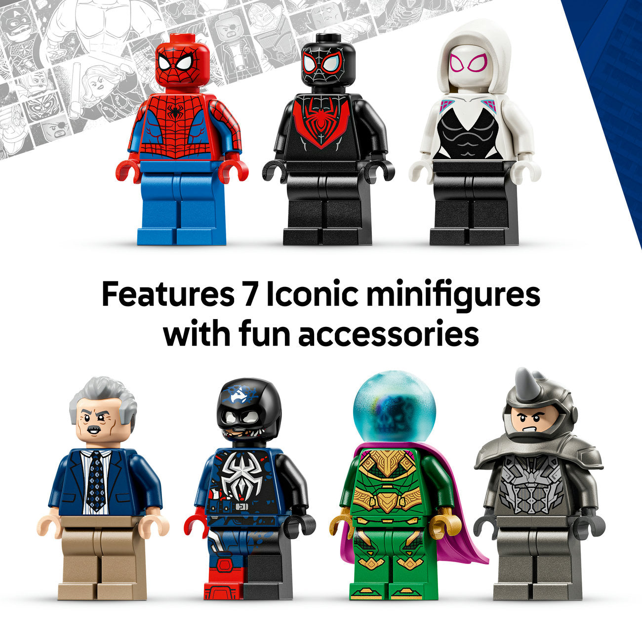 LEGO Super Heroes 76342 Spider-Man vs. Mysterio : Pack Le Daily Bugle