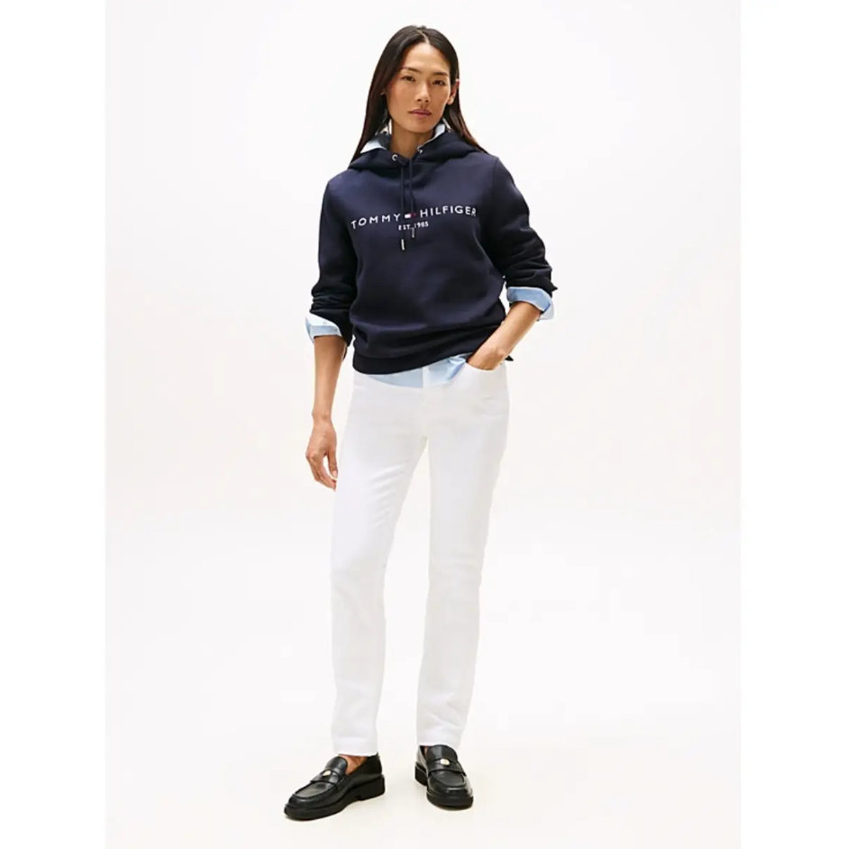 Tommy Hilfiger Heritage Hilfiger Sweat à capuche LS Femme Desert Sky L