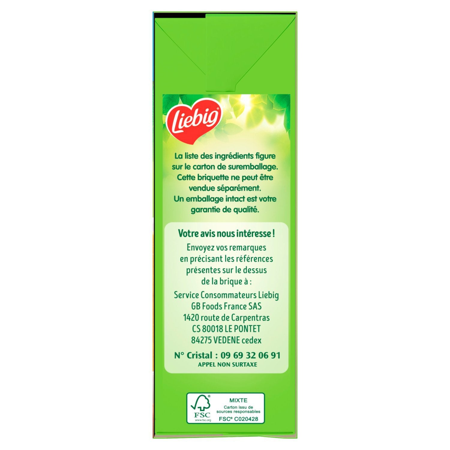 Liebig Mouliné de 12 légumes 2x30cl