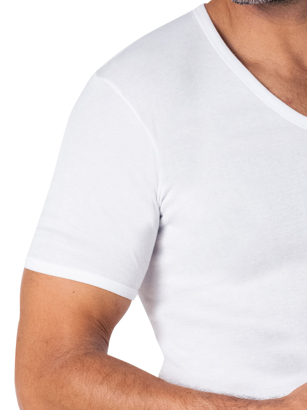 EMINENCE T-shirts col V Coton Bio, Blanc