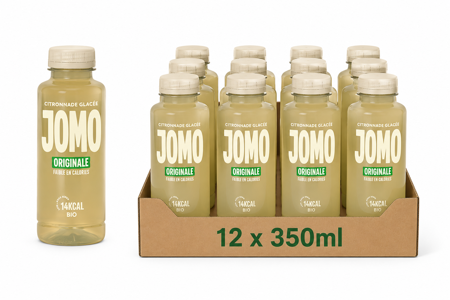 JOMO Citronnade glacée fleur d'oranger pack de 12x35cl