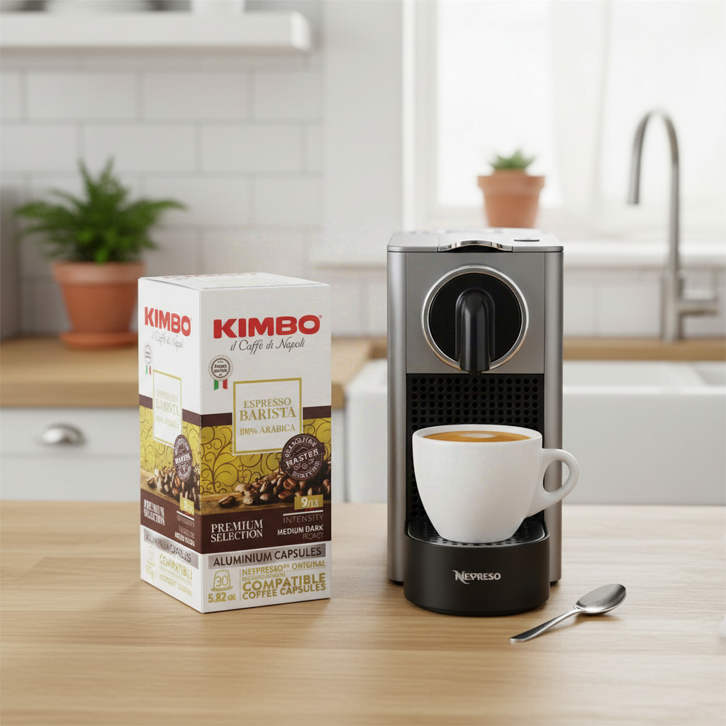 KIMBO ESPRESSO BARISTA 100 % Arabica Café capsules Nespresso - 30 capsules/165 g