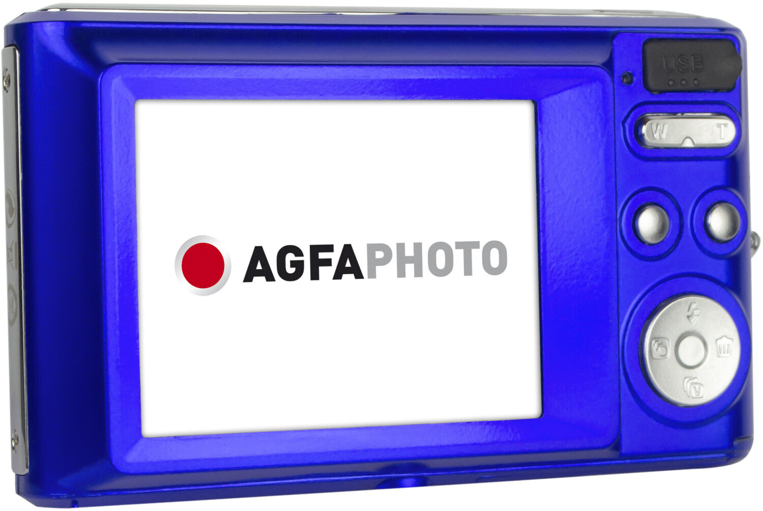 AgfaPhoto Appareil photo numérique compact 21 MP avec zoom numérique 8x Bleu