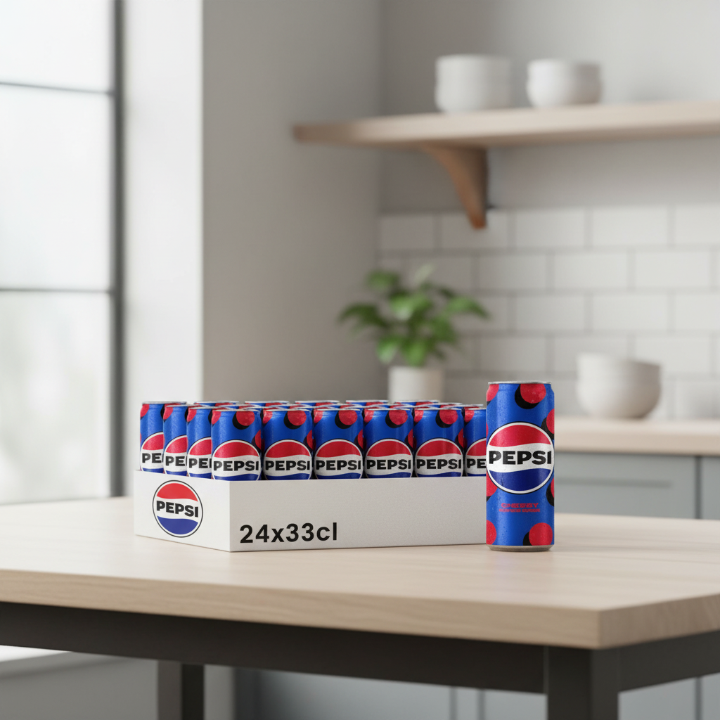PEPSI Boisson gazeuse cerise - 24 x 33 cl