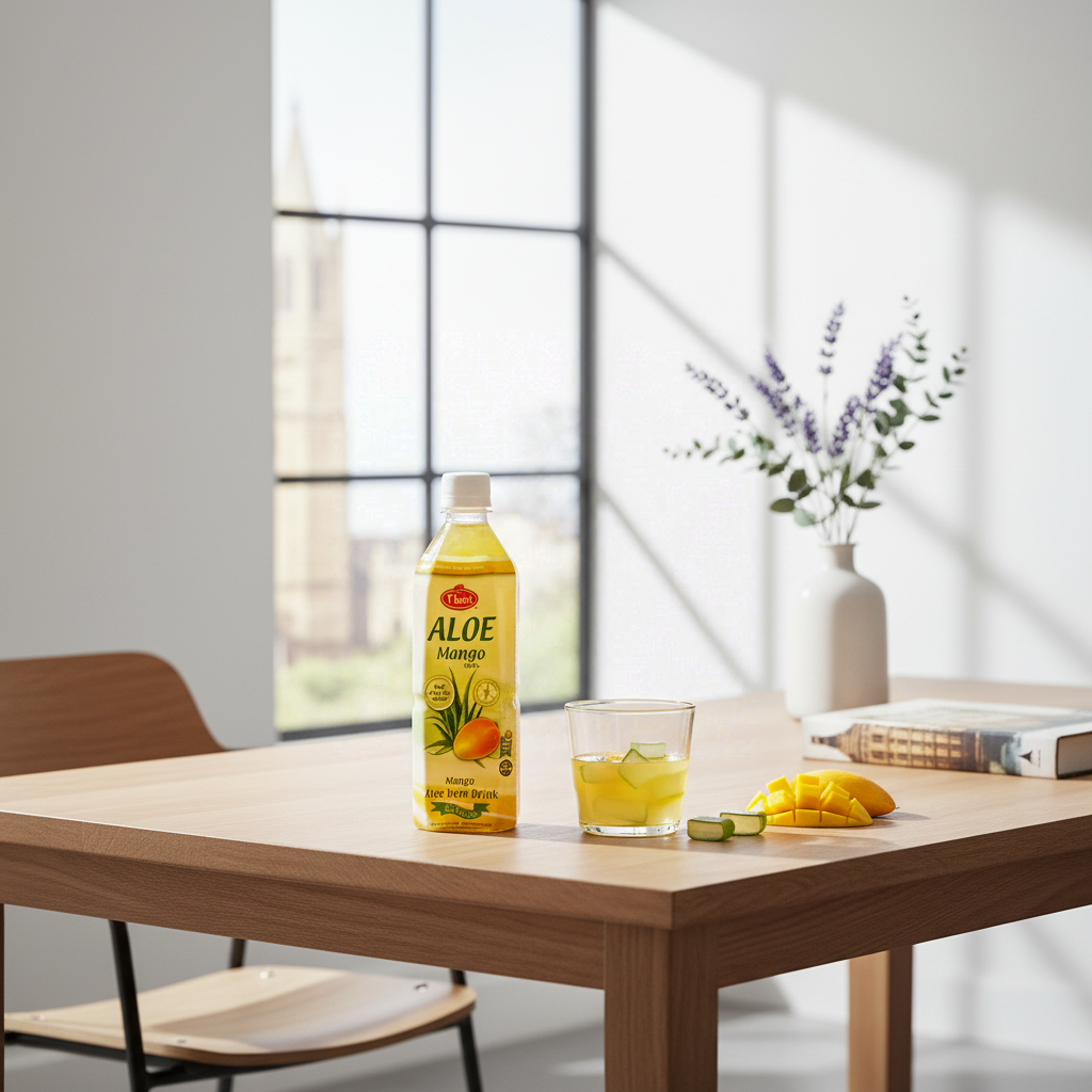 TBest Boisson à l'aloe vera saveur mangue - 500 ml