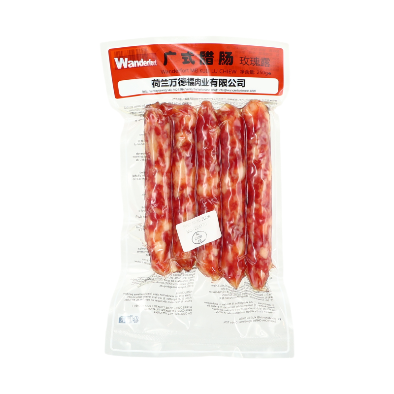 Wanderfort saucisses au style du Guangdong - 250 g