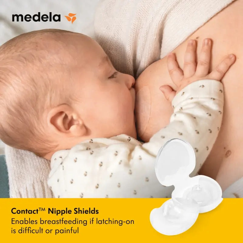 MEDELA Contact - Bouts de sein en silicone, taille L , lot de 2