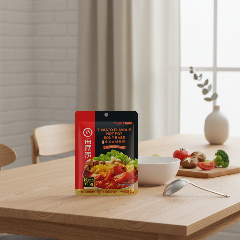HAIDILAO Base de soupe pour fondue - Tomate pour une personne 125 g