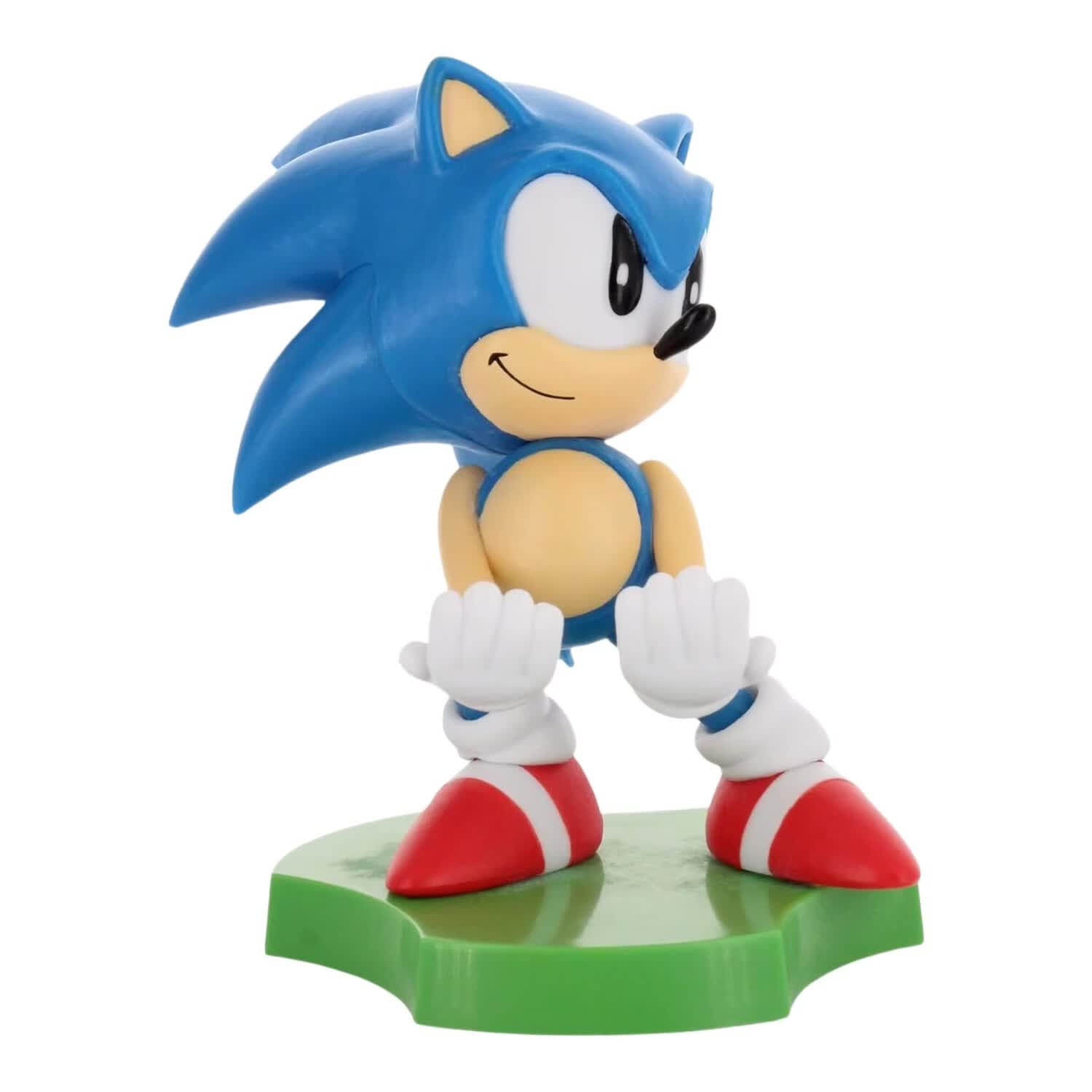 Cable Guys Sonic The Hedgehog Figurine Holdem Sliding Sonic - Support écouteurs, smartphone ou petit accessoire - 11 cm