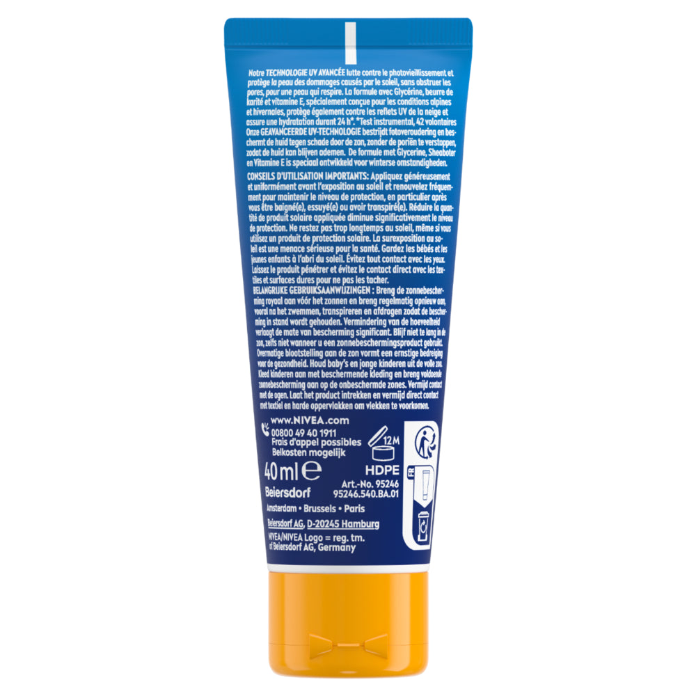 NIVEA SUN Crème solaire visage Alpin SPF 50 - 40 ml