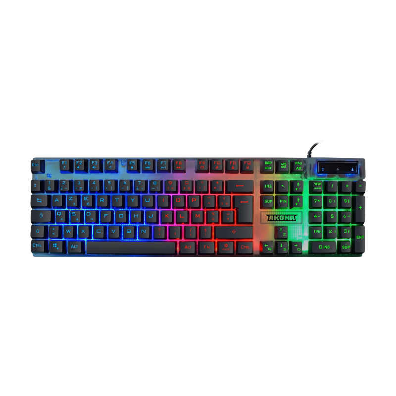 Akuma clavier gaming shônen t02 tkl 88 touches retroeclaire membrane
