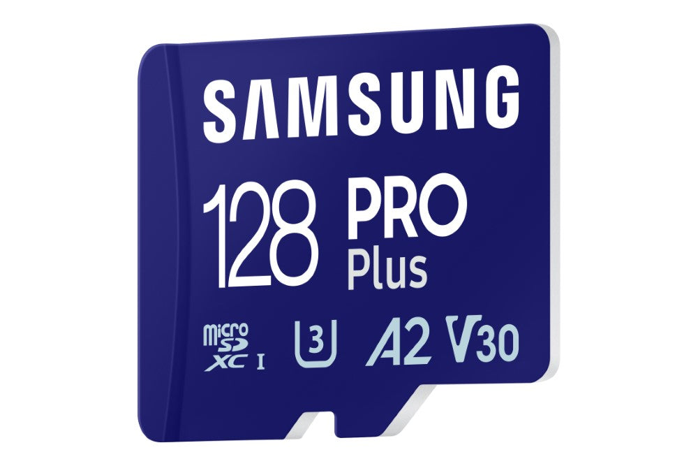 Samsung PRO Plus Carte microSDXC 2023 128 Go + adaptateur SD