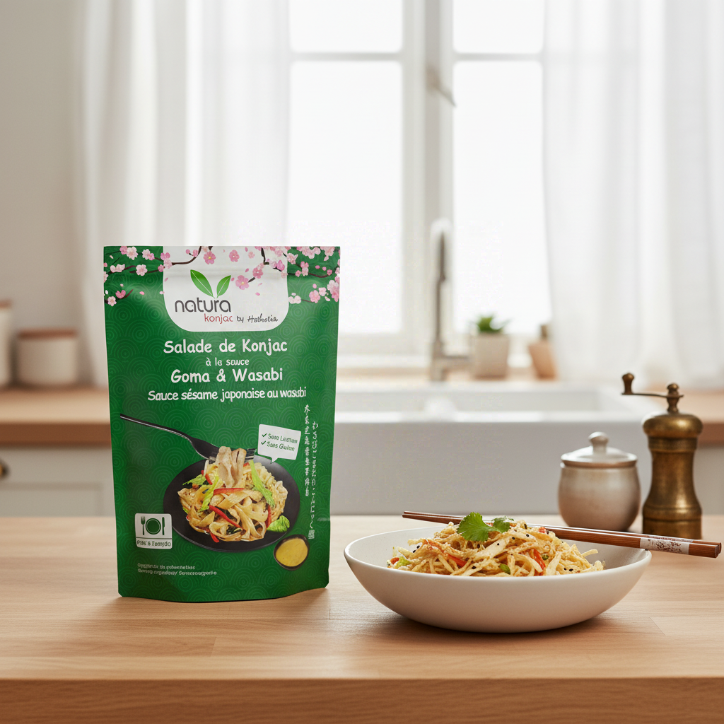Natura Konjac Salade de konjac à la sauce sésame wasabi - 190 g