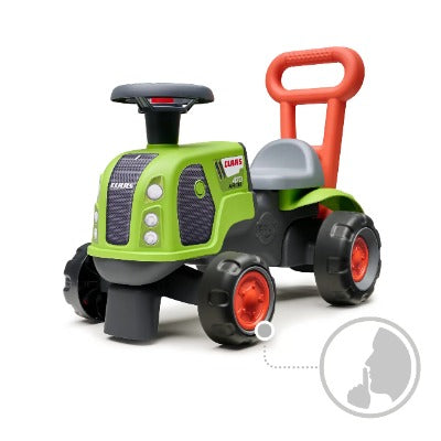 Falk Tracteur porteur Claas 1er âge avec volant - Les petits jardiniers - 57 x 31 x 45 cm - 1