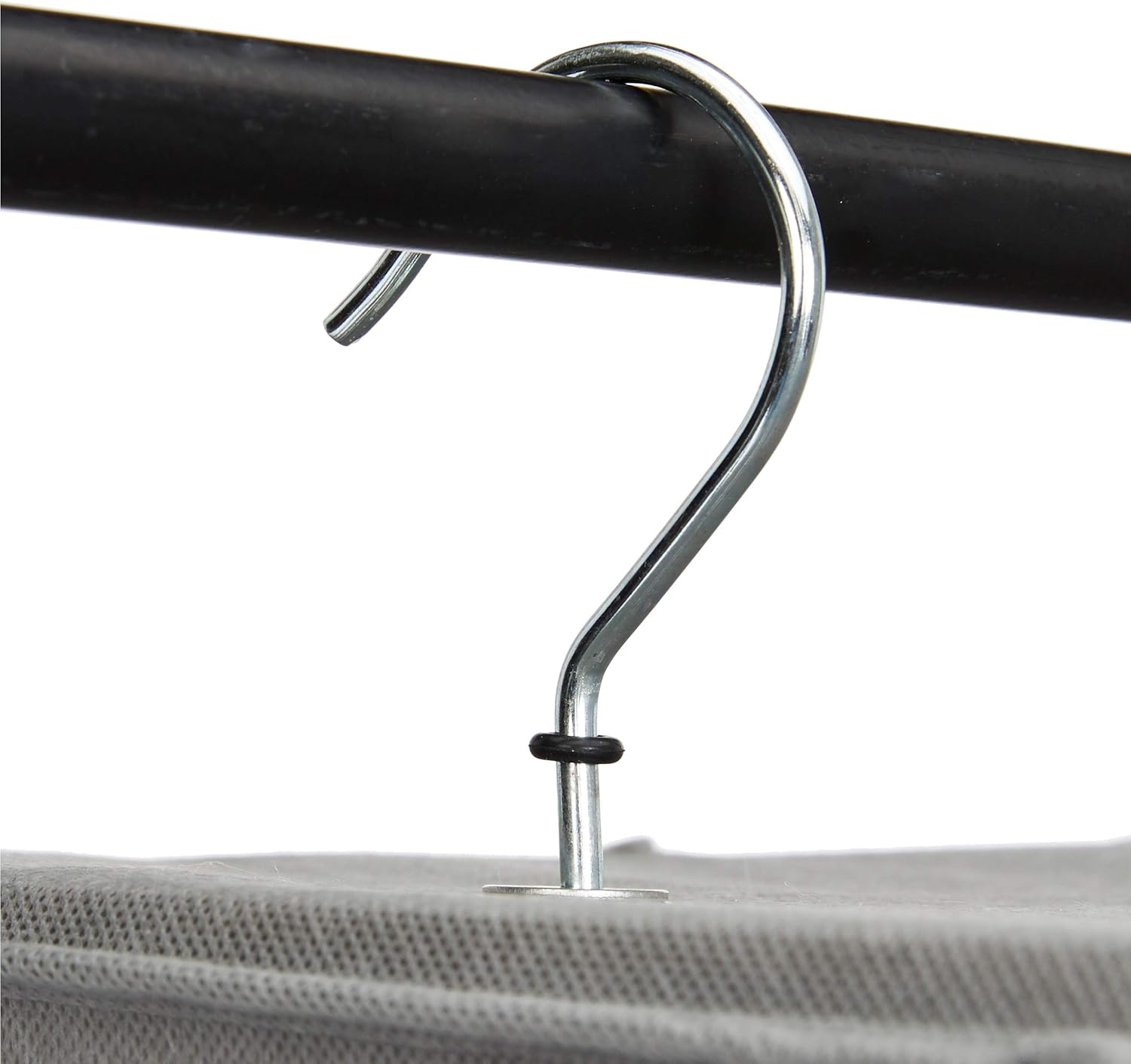 ANQI Organiseur de penderie suspendu avec poches à 6 niveaux gris - D 21 x L 30 x H 22 cm