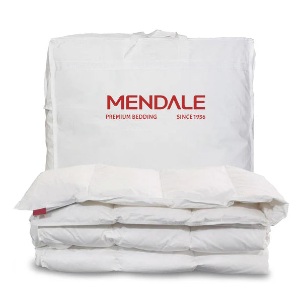 MENDALE Couette matelassée 4 saisons en plumes de canard - 135 x 200 cm