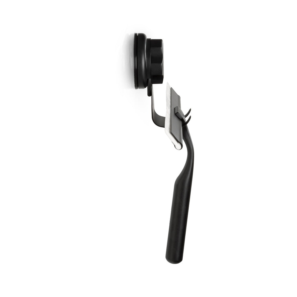 COMPACTOR Bestlock Étagère de Douche à Ventouse Noir