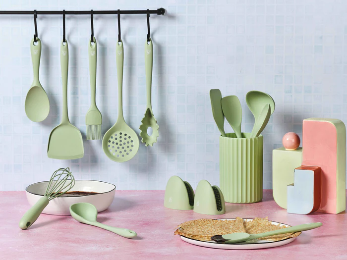 Björn IVAR Lot de 15 ustensiles de cuisine en silicone