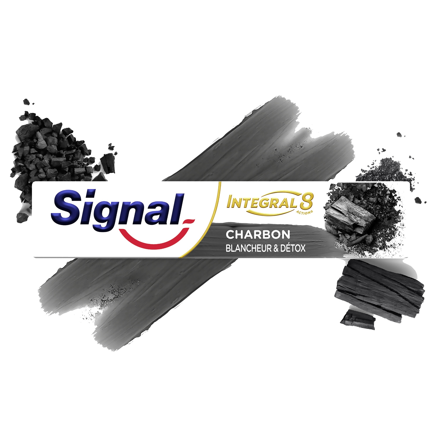 SIGNAL Dentifrice Integral 8 Nature Elements Charbon - 75ml