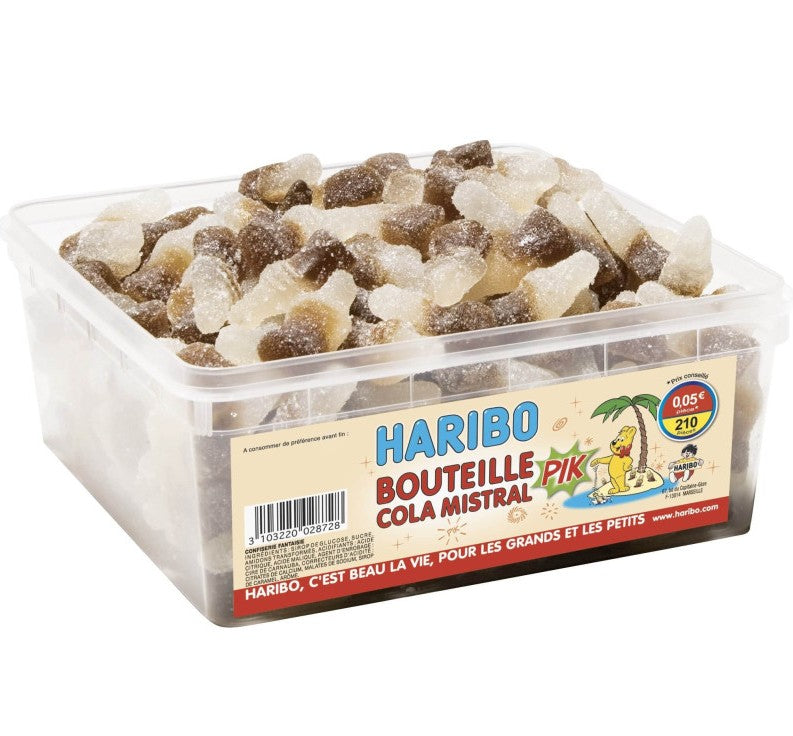 HARIBO Bouteille cola 210 pièces