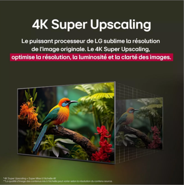 LG 55UA75 2025 TV LED UHD 55 pouces