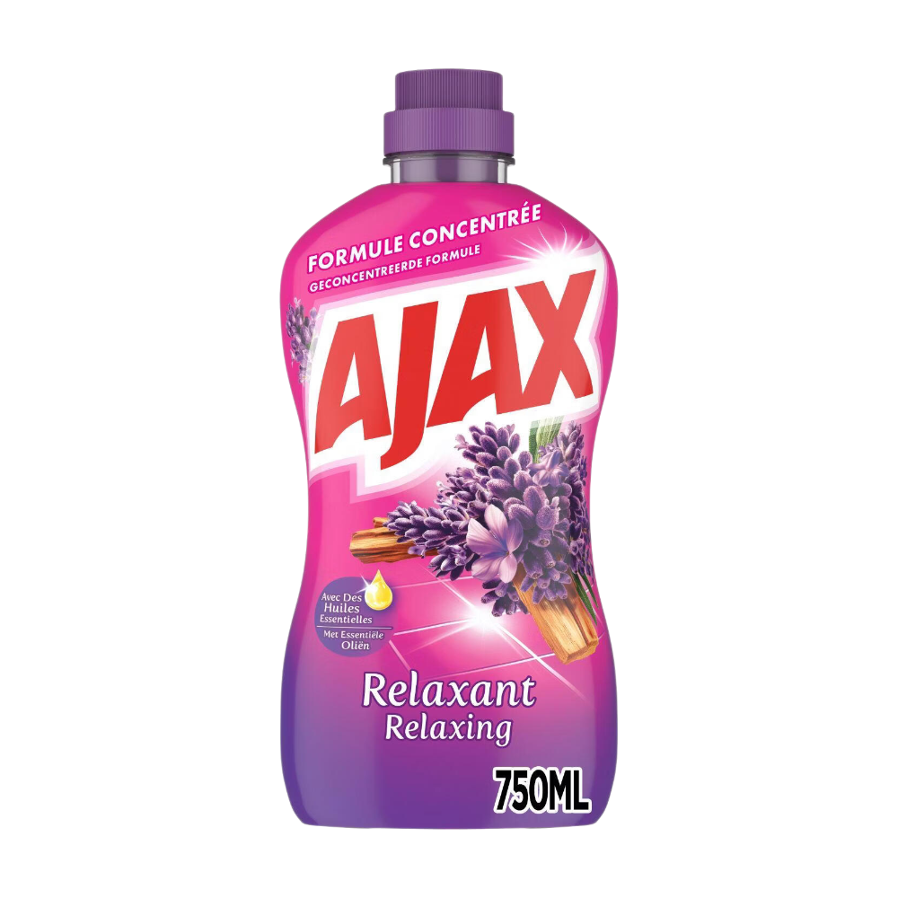 Ajax Fête des Fleurs Nettoyant Liquide Relaxant Multi-Surfaces Lavande & Bois de Santal 750 ml