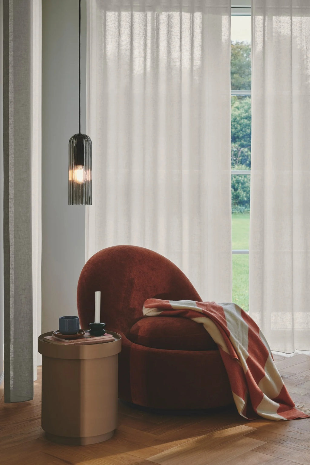 Suspension MIELLA verre fumé IP20 E27 - Nordlux, Intérieur