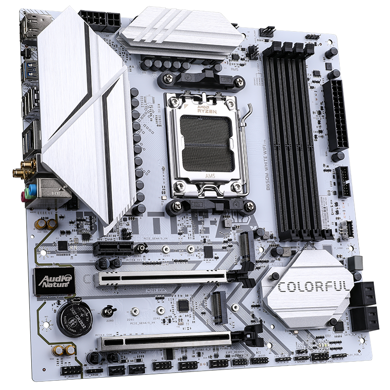 COLORFUL BATTLE-AX B650M-WHITE WIFI V15 Carte mère, format M-ATX