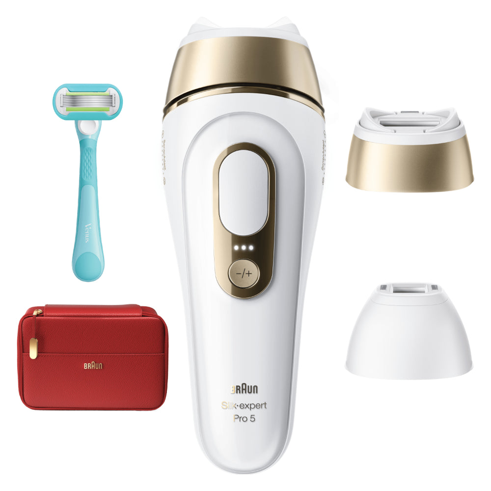 BRAUN Épilateur IPL PL5221 - Réduction durable des poils - Capteur de contact avec la peau - Pour le corps et le visage
