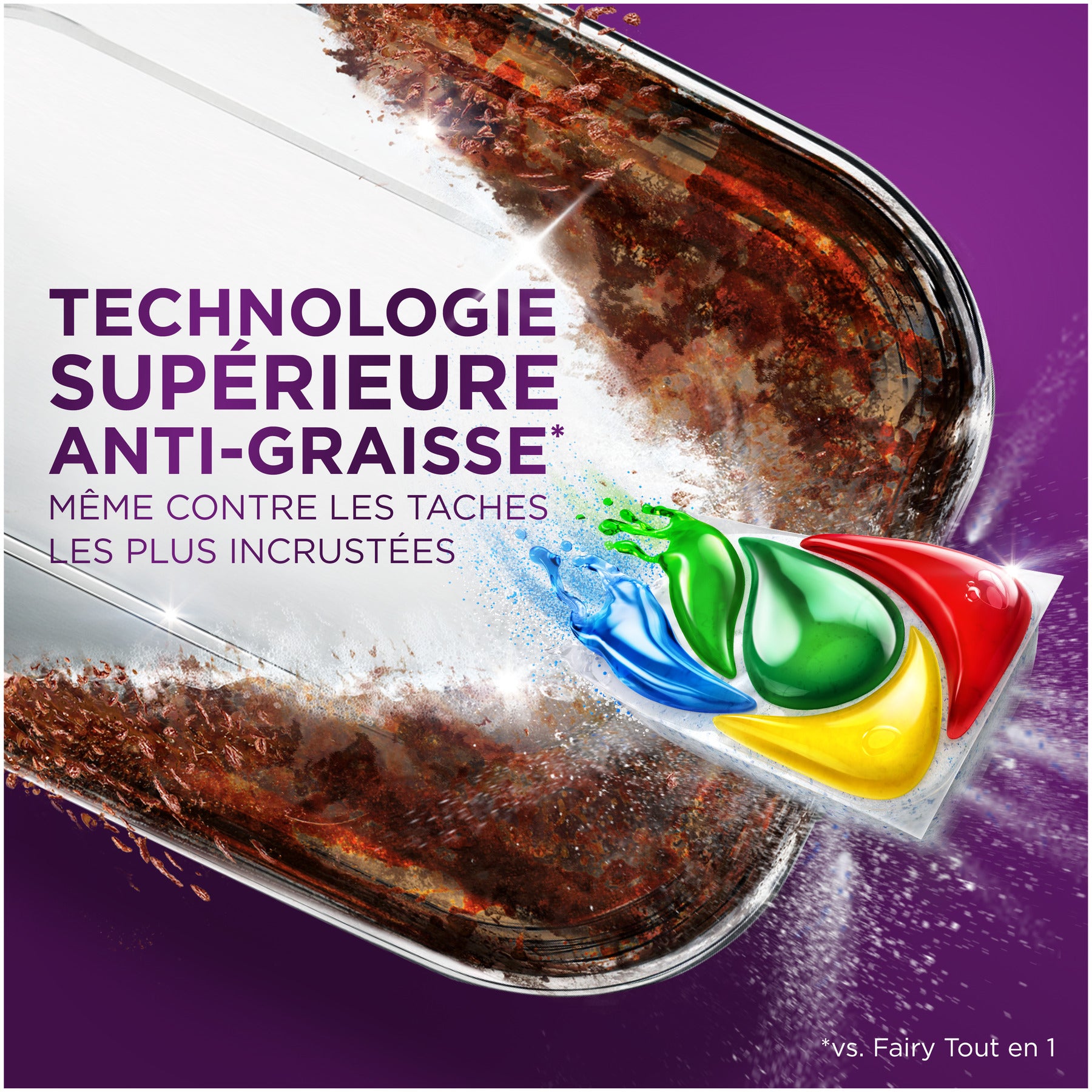 Fairy Platinum Plus Tablettes Lave-Vaisselle Tout-en-1, Miracle 30 Minutes, 60 Tablettes, Notre Nettoyant n°1 Pour Les Résidus Alimentaires Tenaces