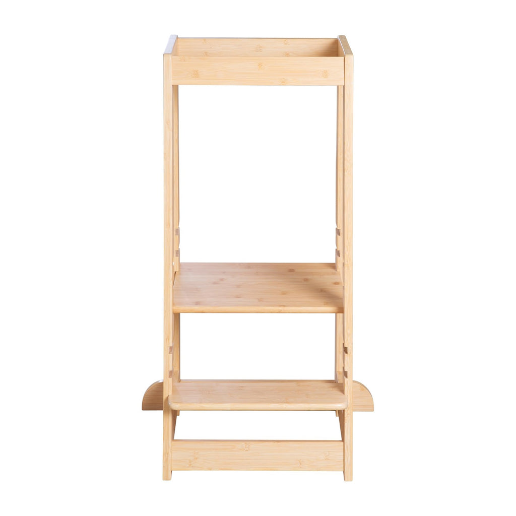 roba Tour d'Observation Montessori en Bois de Bambou Certifié FSC (Naturel)