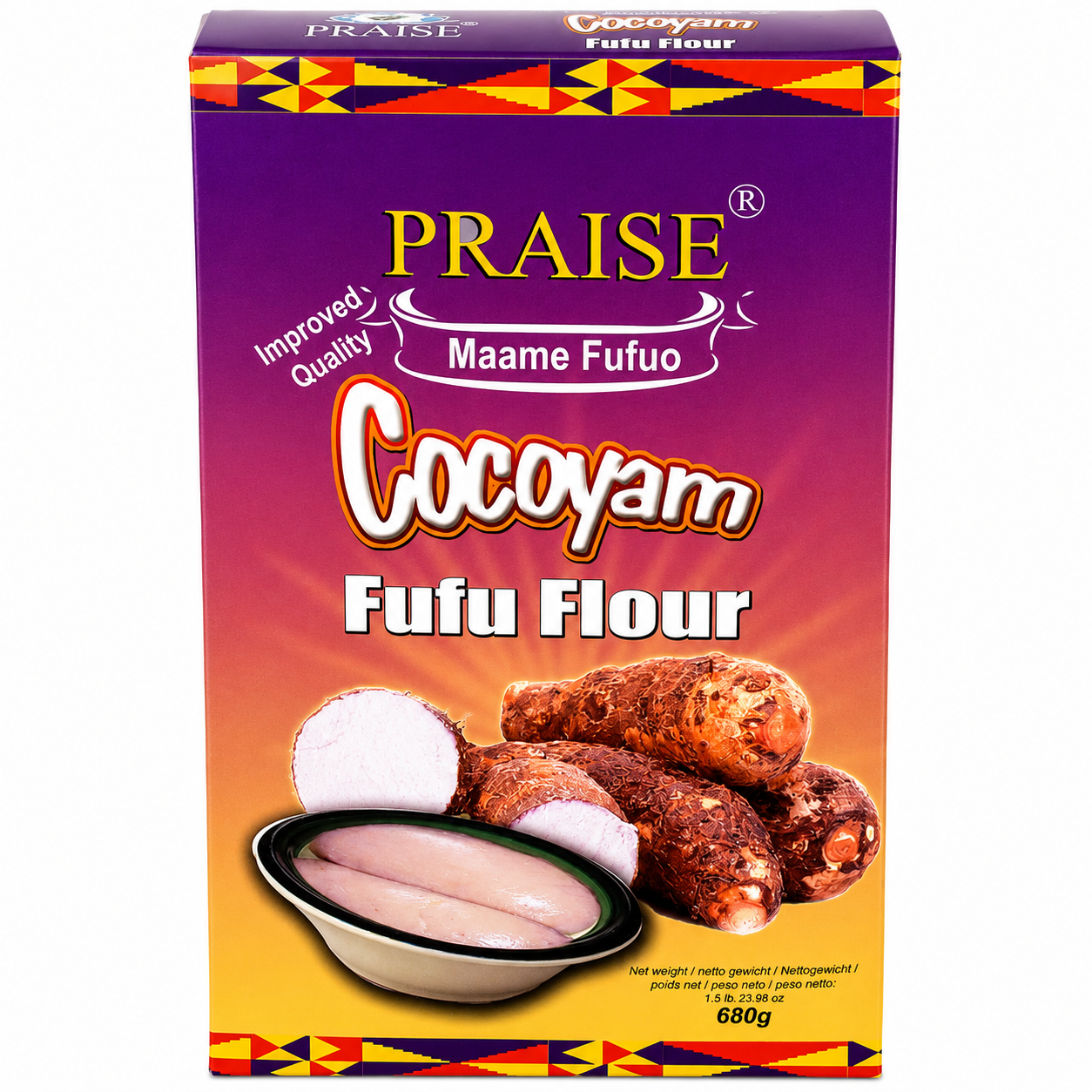 Praise Poudre de fufu au cocoyam - 680 g