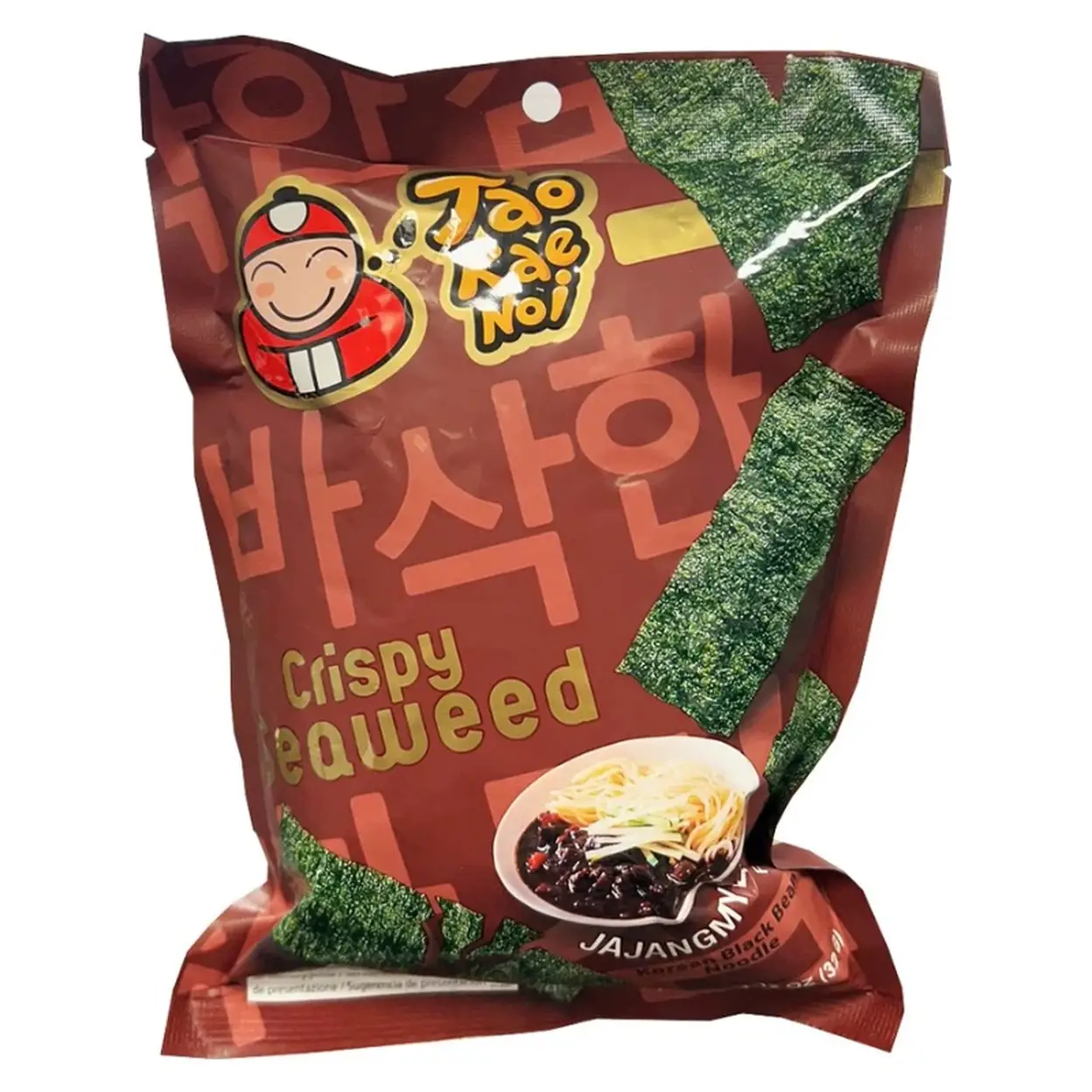 TAOKAENOI Snack d’Algues Croustillantes Saveur Jajangmyeon 32 g