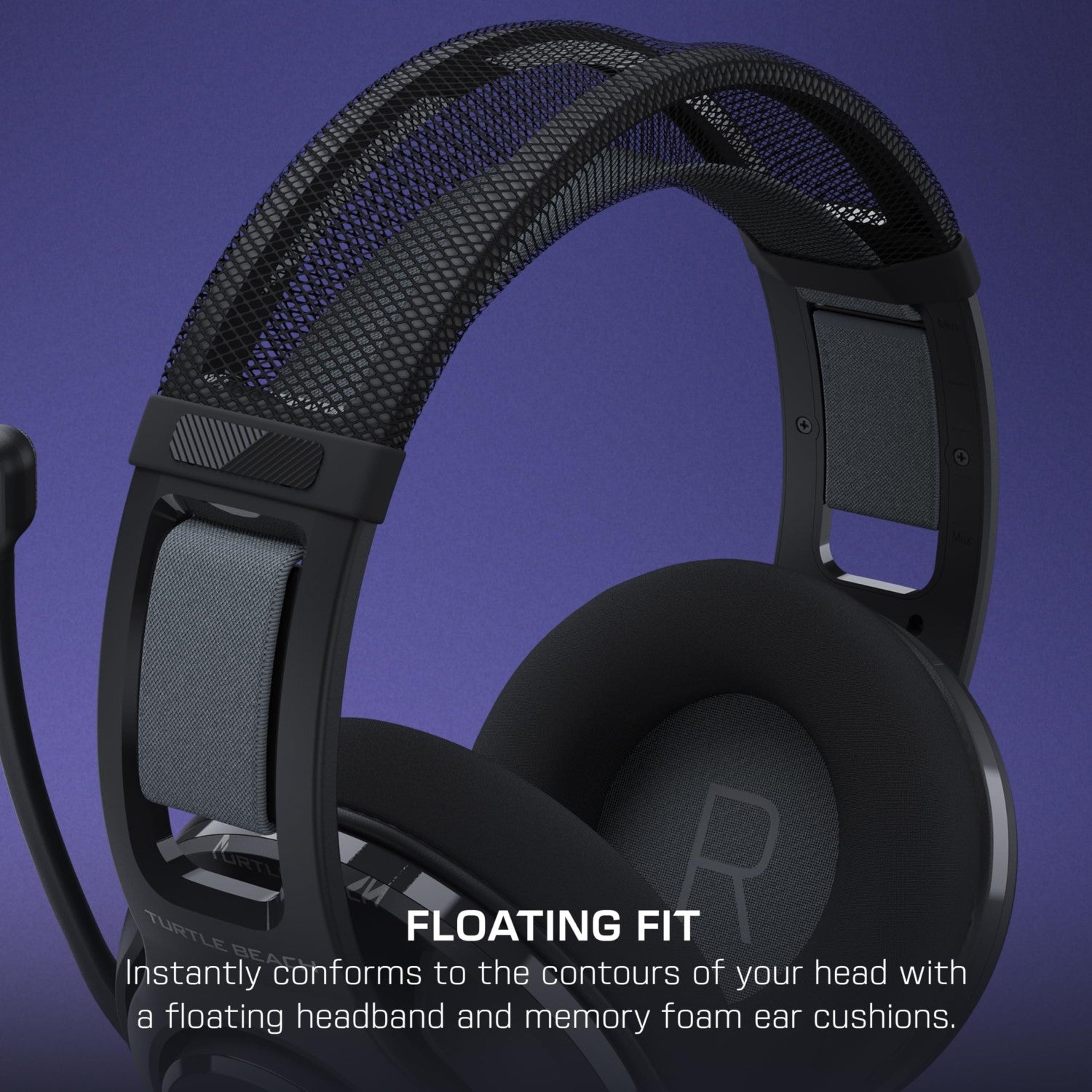 Turtle Beach Atlas 200 Casque Gaming PC Filaire (Prise Jack 3,5 mm) - Micro Flip-to-Mute - PC - Noir
