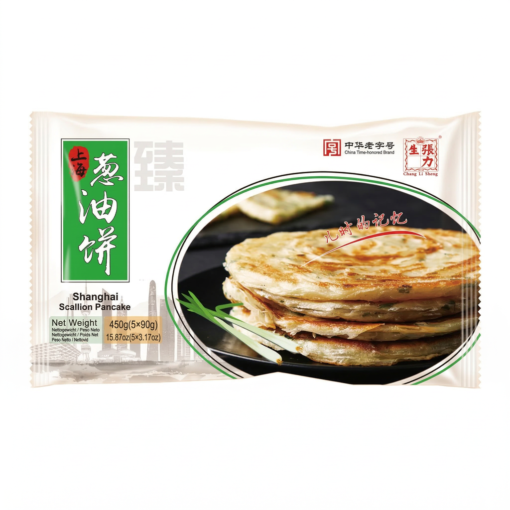 Chang Li Sheng galette de Shanghai à la ciboulette - 450 g