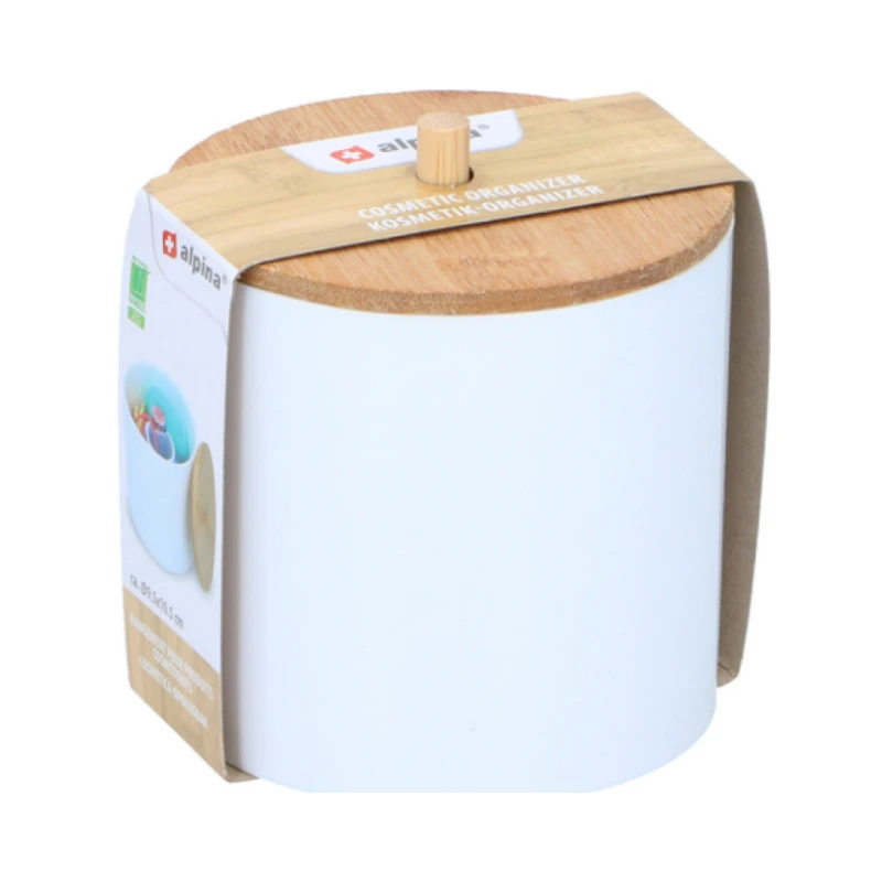 Alpina Boîte de rangement pour cosmétiques 9,5 x 10,5 cm