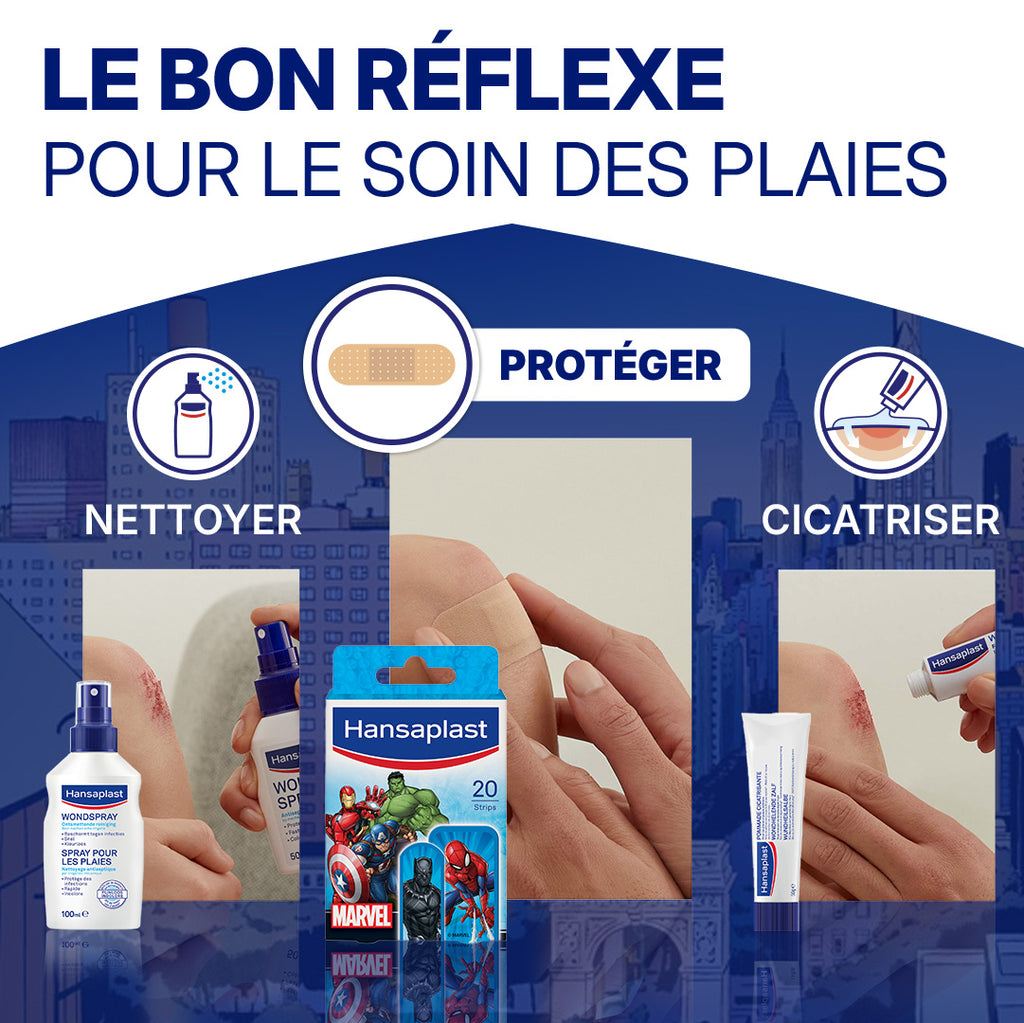 Hansaplast Pansements Plaies Disney Avengers x20