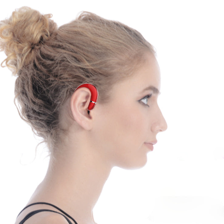 VoxorAI C6 Écouteurs Bluetooth avec traduction IA en temps réel, compatible avec 140 langues - Rouge