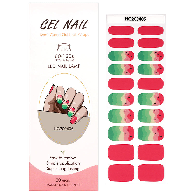 MeoMagic 14-176 Autocollants gels pour ongles - 20 pièces